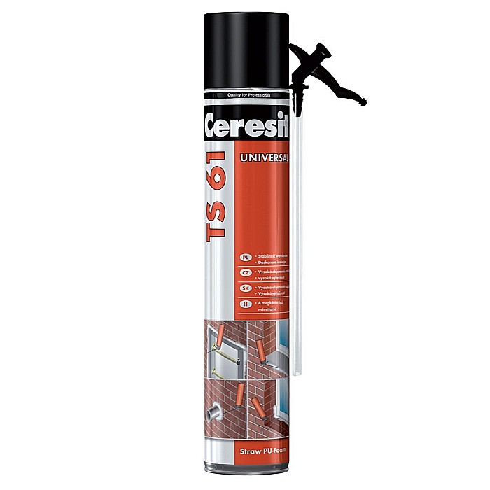 SPUMA POLIURETANICA, MONTAJ, TS61, 300ML, CERESIT [1]