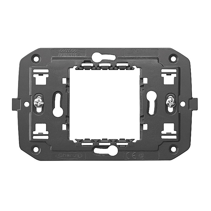 SUPORT CHORUS, GW16802-1BL, 2 MODULE, PENTRU RAMA PRIZA / INTRERUPATOR, GEWISS [1]