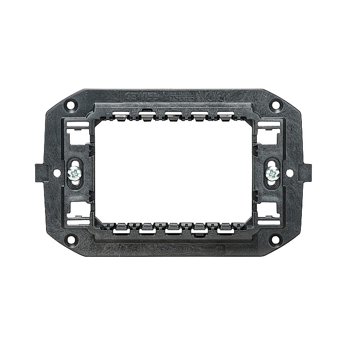 SUPORT CHORUS, GW16803-1BL, 3 MODULE, PENTRU RAMA PRIZA / INTRERUPATOR, GEWISS [1]