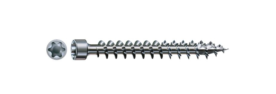 SURUB PENTRU LEMN CU CAP CILINDRIC, INOX, 5X80MM, SPAX [1]