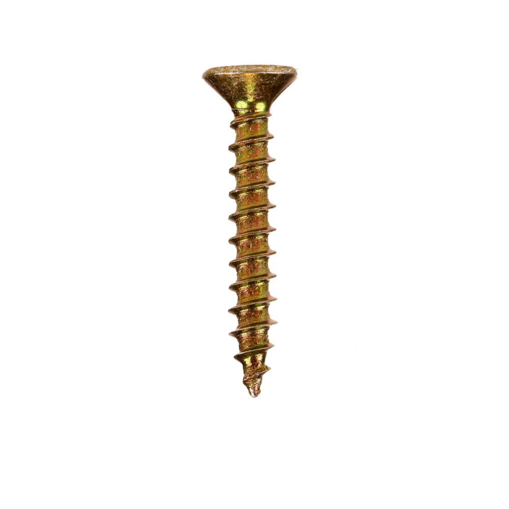 Surub pentru lemn cu cap inecat, Zincat auriu, 5x50 [1]