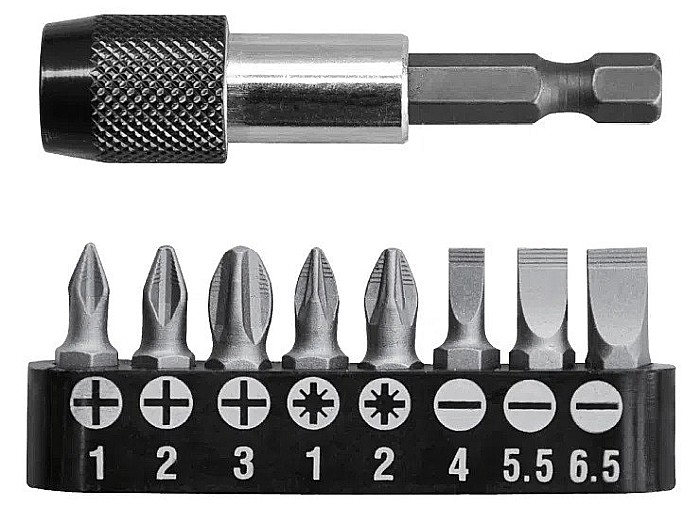 TACSD3091, SET 8 BITI CU PRELUNGITOR, TOTAL [1]