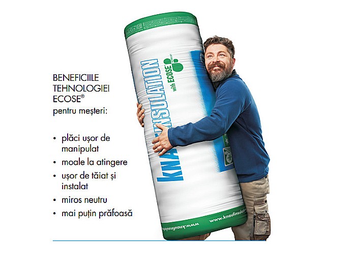 VATA MINERALA DE STICLA, UNIFIT 035, 100X1200X5000MM, 6MP/ROLA, KNAUF INSULATION [2]