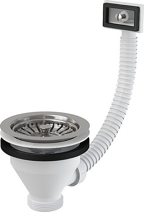 VENTIL INOX 1.1/2, A38, SITA INOX-115, PREAPLIN, ALCAPLAST [1]