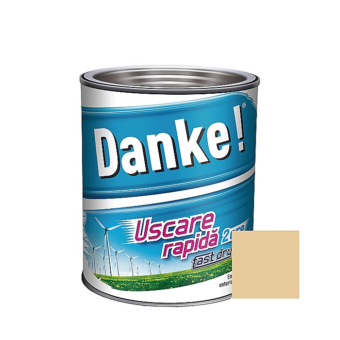 VOPSEA ALCHIDICA PENTRU LEMN / METAL, EXTERIOR, BEJ, 0.75L, DANKE [2]