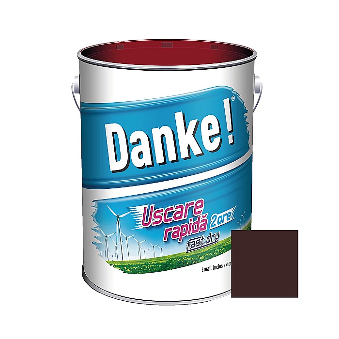 VOPSEA ALCHIDICA PENTRU LEMN / METAL, EXTERIOR, MARO DESCHIS, 4L, DANKE [2]