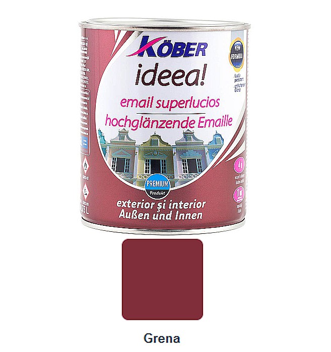 VOPSEA EMAIL SUPERLUCIOS, INTERIOR / EXTERIOR, IDEEA, GRENA, 0.75L, KOBER [1]