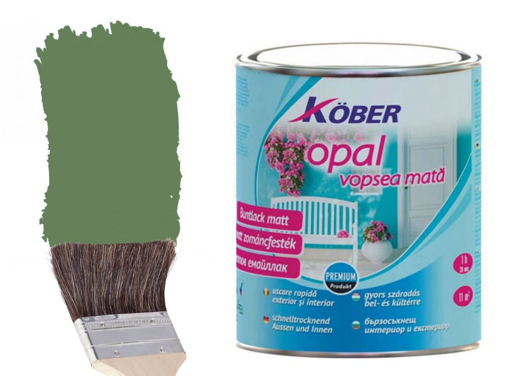 Vopsea opal, 0.75L, Kober, Verde reseda [1]