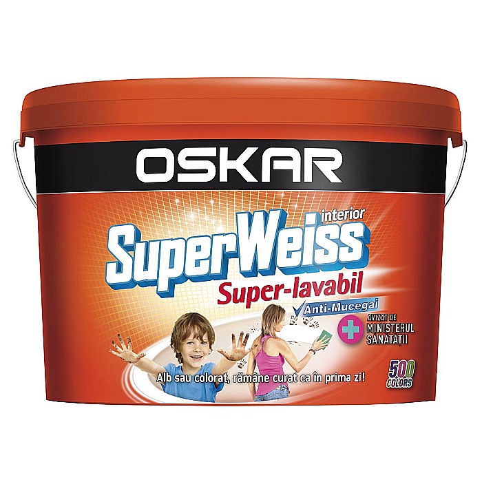 VOPSEA SUPERLAVABILA INTERIOR, ALBA, SUPERWEISS, 2.5L, OSKAR [1]