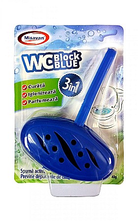 Scule si unelte - ODORIZANT WC , BLOCK BLUE,  40G, 30845, MISAVAN