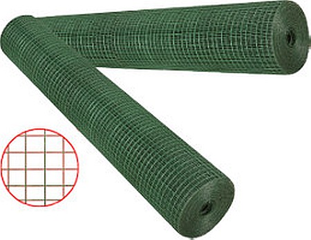 Plasa sarma Zincata - PLASA SARMA ZINCATA, PLASTIFIATA, 16X16X1.2MM, 674457, EVOTOOLS