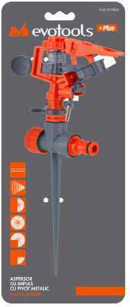 SISTEME IRIGARE - 677983 ASPERSOR CU IMPULS TIJA METALICA HONEST