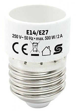 Electrice - ADAPTOR SOCLU E27/E14, SOMOGIY