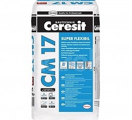 ADEZIV SUPER-FLEXIBIL PENTRU PLACI CERAMICE, CERESIT CM 17,  25KG [4]