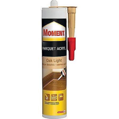 Amenajari pentru interior - ADEZIV ETANSANT PENTRU PARCHET SI PLINTE, STEJAR DESCHIS, 290ML MOMENT