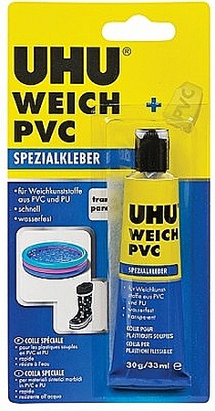 Adezivi pentru mocheta si PVC - ADEZIV PENTRU PVC MOALE, 30G, UHU
