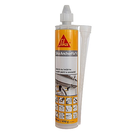 Silicon montaj si sigilant - ADEZIV SINTETIC PENTRU ANCORARI, ANCHORFIX-1, 300ML, SIKA
