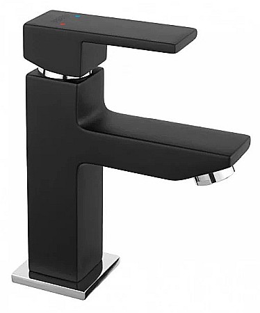 Obiecte sanitare - BATERIE STATIVA LAVOAR ZICCO BLACK BZ12BL FERRO