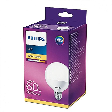 Electrice - BEC LED, 9.5-60W, E27, PHILIPS