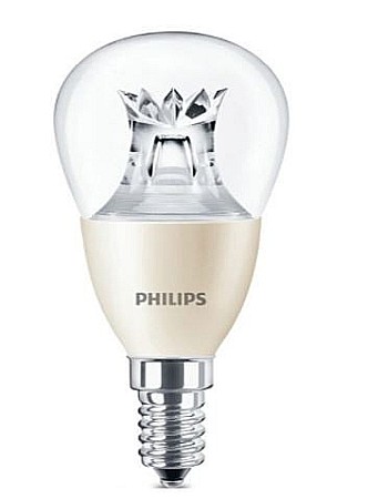 Electrice - BEC LED, E14 MASTER, LEDLUSTER CLAR, 6-40W 470LM ALB 2700K DIMTONE, PHILIPS