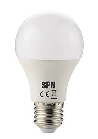 Electrice - BEC LED, SPN6506, E27/8W/220V/6400K A60, LUMINA ALB RECE, SPIN