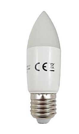 Electrice - BEC LED, TED001214 LUMANARE E27, MODEL C37, 9W/80W, 6400K, LUMINA RECE, TED ELECTRIC