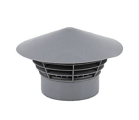 Instalatii Termice si Sanitare - CACIULA VENTILATIE, PP, GRI, Ø110MM, VALROM