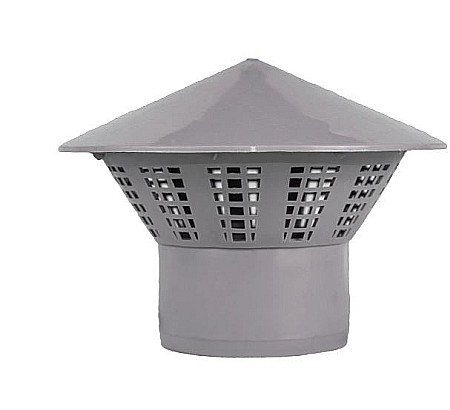Instalatii Termice si Sanitare - CACIULA VENTILATIE, PP, GRI, Ø75MM, VALROM