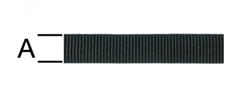 Scule si unelte - CHINGA POLIPROPILENA , NEAGRA, 25MM, 106102 250RG, EURO NARCIS