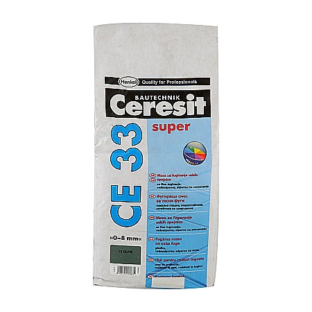 Amenajari pentru interior - CHIT DE ROSTURI GRESIE SI FAIANTA, CE 33, CHOCOLATE, 5KG, CERESIT