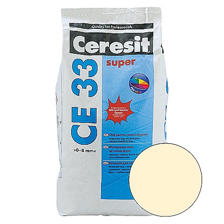 Amenajari pentru interior - CHIT DE ROSTURI GRESIE SI FAIANTA, CE 33, NATURA, 5KG, CERESIT