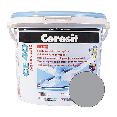 Chituri de rost - CHIT DE ROSTURI GRESIE SI FAIANTA, CE 40, ANTRACIT, 5KG, CERESIT