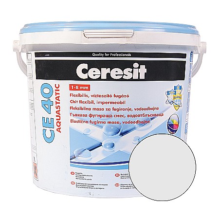 Chituri de rost - CHIT DE ROSTURI GRESIE SI FAIANTA, CE 40, ARGINTIU, 5KG, CERESIT