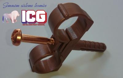 FITINGURI CUPRU - CLEMA CUPRU DUBLA 22MM