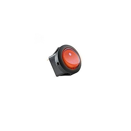 Electrice - COMUTATOR BASCULANT CU BEC, AK11, 12V, 1 CIRCUIT, ROŞU