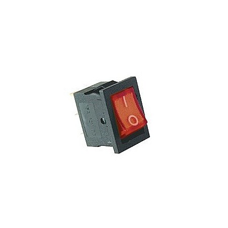 Electrice - COMUTATOR BASCULANT CU BEC, AKV01, 12V, 1 CIRCUIT, ROŞU