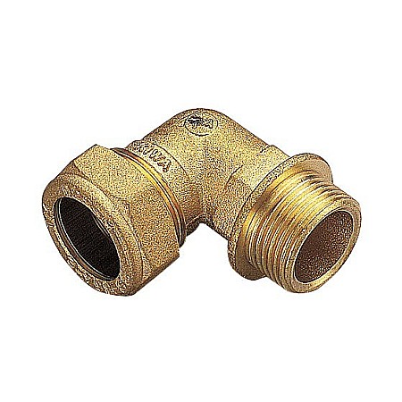 Instalatii Termice si Sanitare - COT COMPRESIE CU INEL, ALAMA, FE, 15 MM X 1/2", TIEMME
