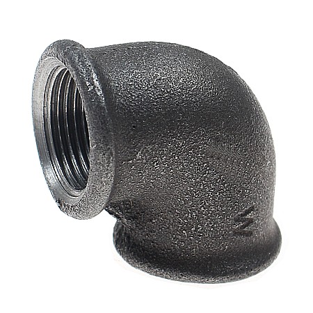 Fitinguri fonta - COT FONTA NEAGRA, FI - FI, 3/4", 90º, NR.2