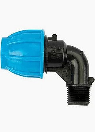 Coturi din PEHD - COT PEHD CU FILET EXTERIOR, 20MM, 1/2”