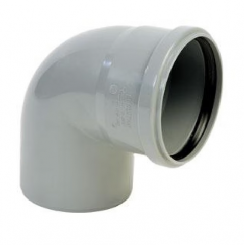 Coturi din PVC - COT PVC CU INEL, Ø110MM, 87º