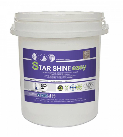 Produse pentru lustruire și restaurare piatră - Cremă de lustruit granit și cuarț, 5kg, Faber, Star Shine Neutru
