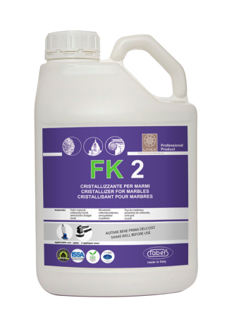 Cristalizatori pentru luciu permanent - Cristalizator lichid pentru menținerea luciului marmură și calcar, FK2, 5L, Faber