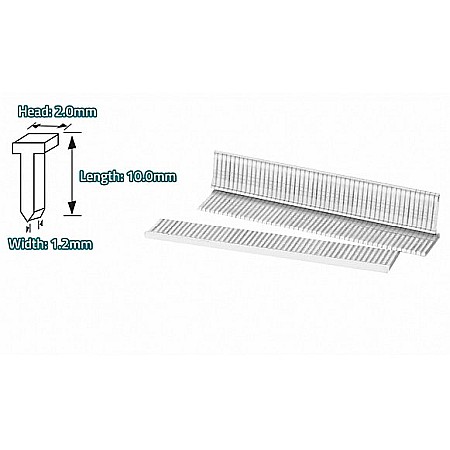 Sisteme de prindere si asamblare - CUIE PENTRU PISTOL PNEUMATIC, 10MM, THT39105, TOTAL