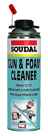 Amenajari pentru interior - Curatator spuma poliuretanica, 500ml, Soudal