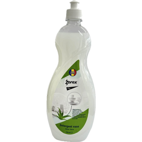 Solutii pentru curatare, detergenti - Detergent vase, aloe vera, 750ml, Zorex