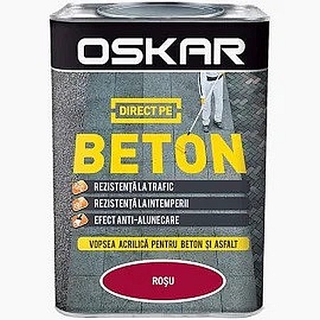 Direct pe beton - DIRECT PE BETON, 0.75 L, ROSU, OSKAR