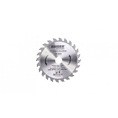 Scule si unelte - DISC CIRCULAR, 163147, 190X30MM, RAIDER