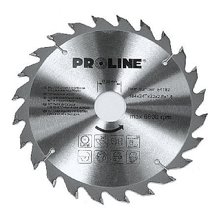 Disc lemn - DISC CIRCULAR PENTRU LEMN CU DINTI VIDIA, 184MM, 84186, PROLINE