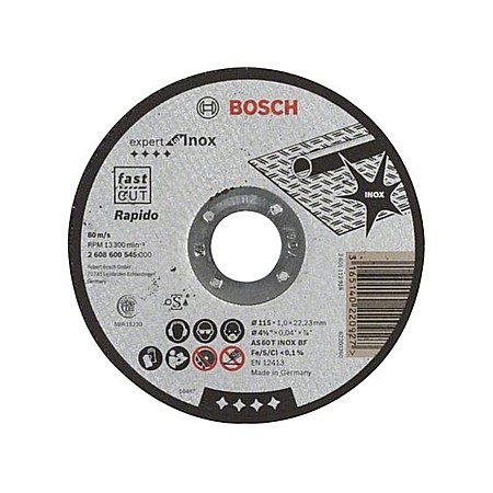 Discuri inox - DISC INOX, 115X1MM, BOSCH