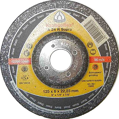 Scule si unelte - DISC INOX, 125X6, KLINGSPOR